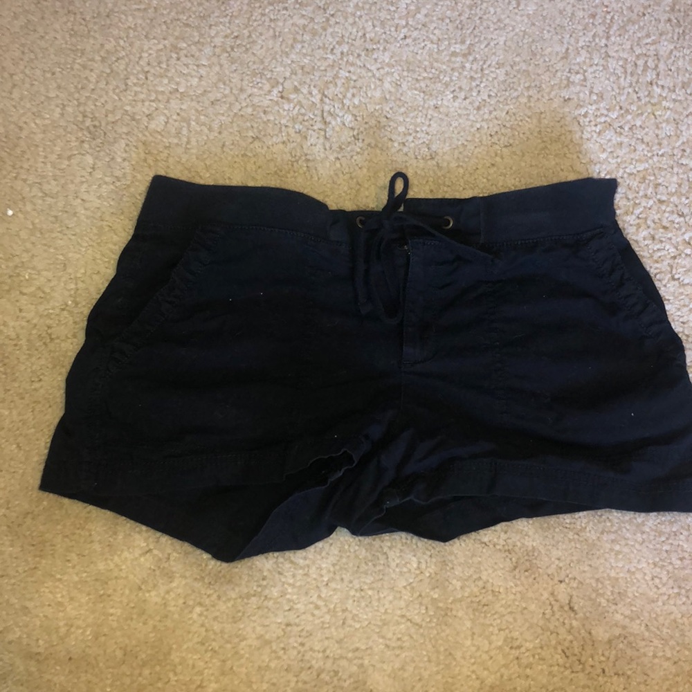 shorts black with tie